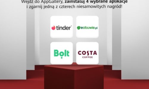 Costa Coffee, Tinder Plus, Bolt i eobuwie.pl – vouchery do zdobycia w AppGallery