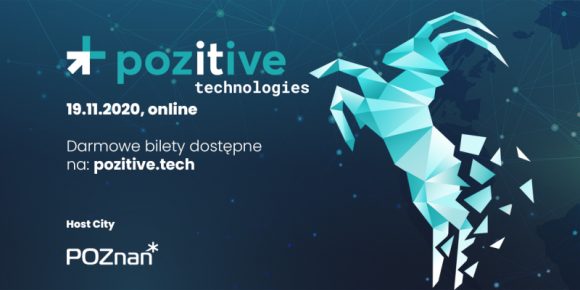 POZITIVE TECHNOLOGIES przyciąga specjalistów IT z całej Polski BIZNES, IT i technologie - Już 19 listopada, po raz drugi, Miasto Poznań zgromadzi specjalistów środowiska IT na konferencji POZITIVE TECHNOLOGIES.